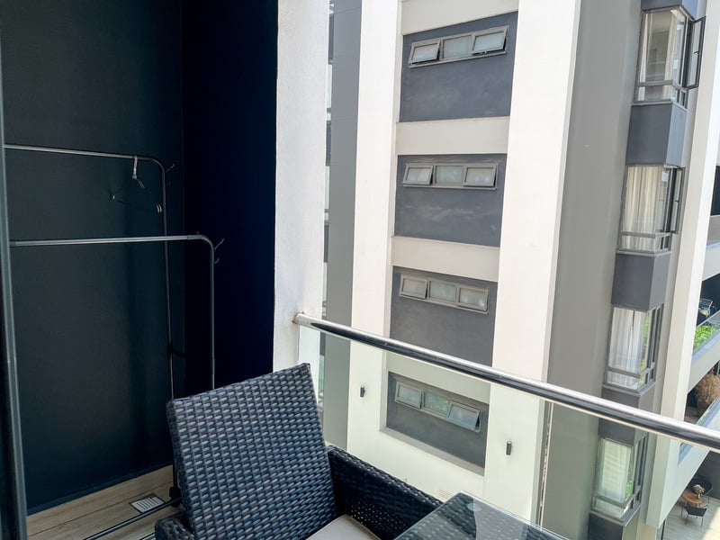 The Elara — balcony drying area