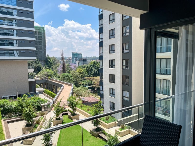 The Elara — balcony view