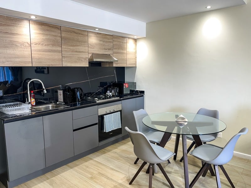 The Elara — kitchen and dining