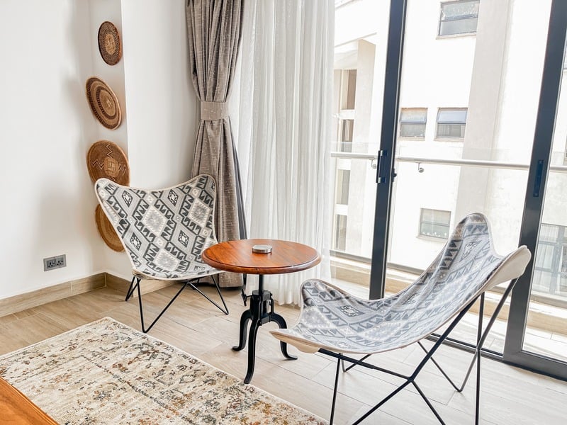 The Sierra — seating corner in the open-plan living space