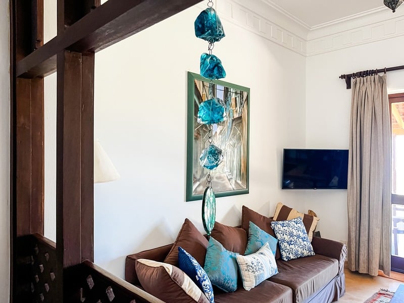 The Maridi Villa — the living room