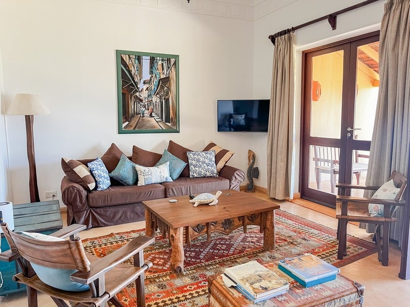 The Maridi Villa — the living room, second angle